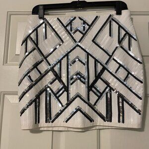EXPRESS Sequin Mini Skirt NWOT Size M